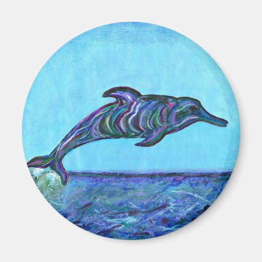 Dolphin leap magneet (Voorkant)