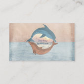 Dolphin-liefde Visitekaartje (Achterkant)