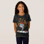 Dolphin Lighting Xmas - Dolphin-kerstmis T-shirt (Voorkant volledig)