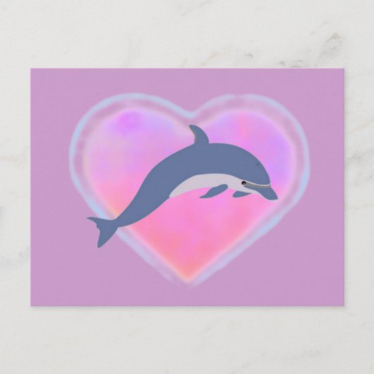 Dolphin Love briefkaart (Voorkant)
