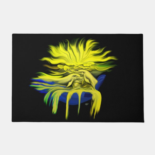 Dolphin Love Deurmat (Voorkant)