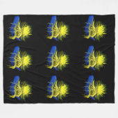 Dolphin Love Fleece Deken (Voorkant (Horizontaal))