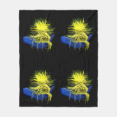 Dolphin Love Fleece Deken (Voorkant)