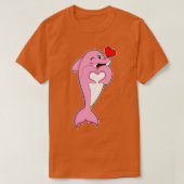 Dolphin Love Heart T-shirt (Design voorkant)