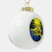 Dolphin Love Keramische Bal Ornament (Links)