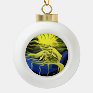 Dolphin Love Keramische Bal Ornament