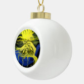 Dolphin Love Keramische Bal Ornament (Rechts)