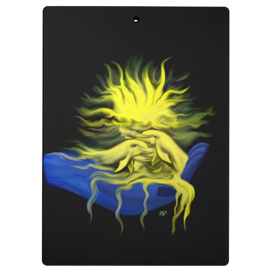 Dolphin Love Klembord (Achterkant)