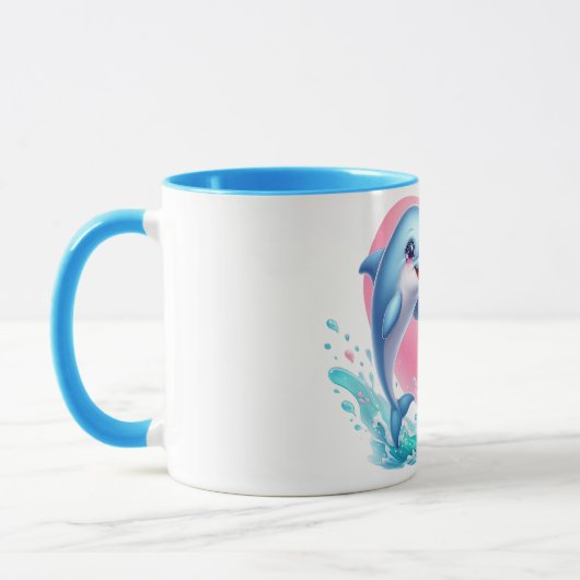 Dolphin love Mug Mok (Links)