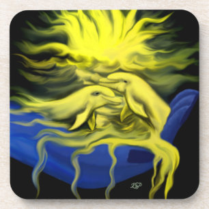 Dolphin Love Onderzetter