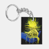 Dolphin Love Sleutelhanger (Voorkant Links)