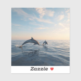 Dolphin love sticker