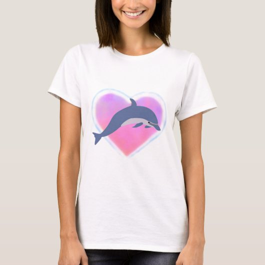 Dolphin Love t-shirt (Voorkant)