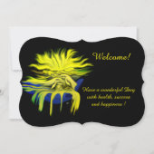 Dolphin Love voegt Jouw tekst Invitation toe Kaart (Voorkant)