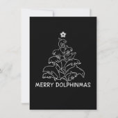 Dolphin Lover Gift | Dolphin Merry Kerstboom Aankondiging (Voorkant)