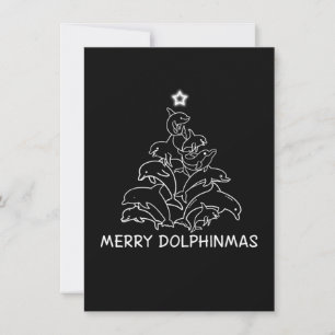 Dolphin Lover Gift   Dolphin Merry Kerstboom Aankondiging
