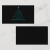Dolphin Lover Gift | Dolphin Merry Kerstboom Visitekaartje (Voorkant / Achterkant)