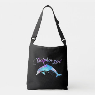 Dolphin Lover Gift | Galaxy Dolphin Girl Crossbody Tas