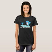 Dolphin Lover Marine Biology Underwater Animal 9 T-shirt (Voorkant volledig)