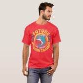 Dolphin Lover Sea Ocean Animals Future Dolphinrain T-shirt (Voorkant volledig)