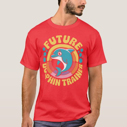 Dolphin Lover Sea Ocean Animals Future Dolphinrain T-shirt (Voorkant)
