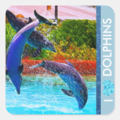 Dolphin Lovers Stickers (Voorkant)