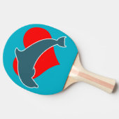 Dolphin Luv Ping Pong Paddle Tafeltennisbatje (Zijkant)