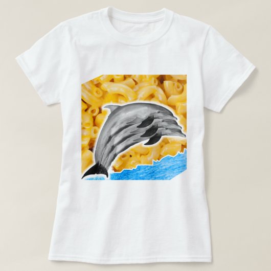 DOLPHIN MACARONI EN KAAS TRUI T-SHIRT (Design voorkant)