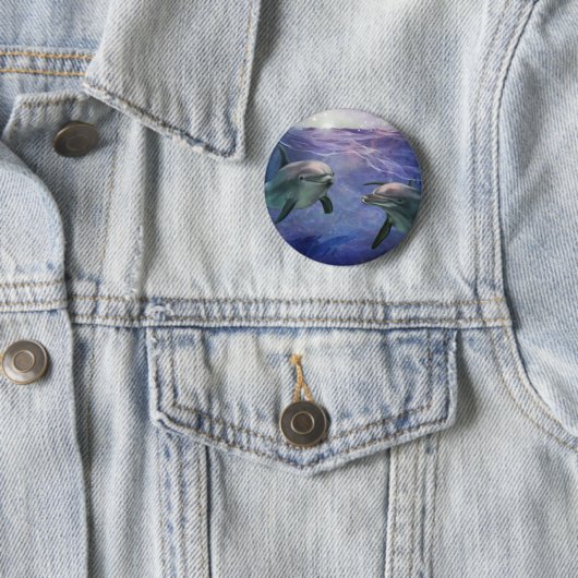 Dolphin Magic Ronde Button 5,7 Cm (In situ)