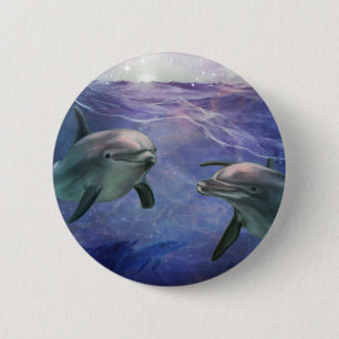 Dolphin Magic Ronde Button 5,7 Cm