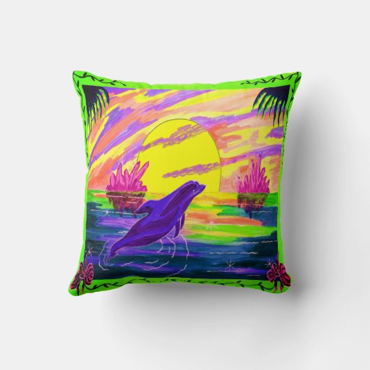 Dolphin Magic Sierkussen (Achterkant)