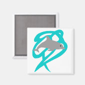 Dolphin magnet (Voorkant / Achterkant)