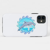 Dolphin Maori Sun Case-Mate iPhone Case (Achterkant (horizontaal))