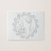 Dolphin Maori Sun kleurpuzzel voor volwassenen Legpuzzel (Horizontaal)