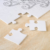 Dolphin Maori Sun kleurpuzzel voor volwassenen Legpuzzel (Zijkant)