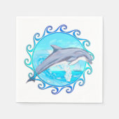 Dolphin Maori Sun Servetten (Voorkant)