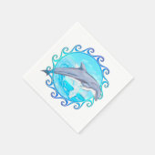 Dolphin Maori Sun Servetten (Hoek)