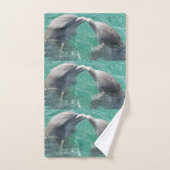 Dolphin Marine Animal Swim Dive Destiny Destiny's Bad Handdoek (Handdoek)