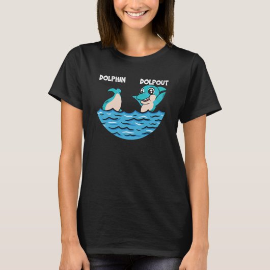 Dolphin Marine Biology Underwater Animal  9 T-shirt (Voorkant)