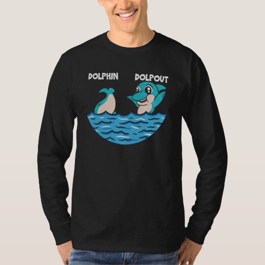 Dolphin Marine Biology Underwater Animal  9 T-shirt (Voorkant)