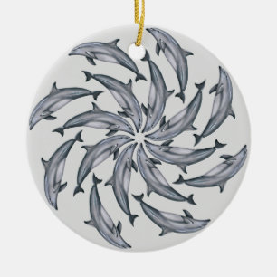 Dolphin Melamine Bord Keramisch sieraad Ornament