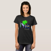 Dolphin Mimilife  Coconut Dolphin And Beach Campin T-shirt (Voorkant volledig)