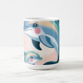 Dolphin Mom and Baby Koffiemok (Center)