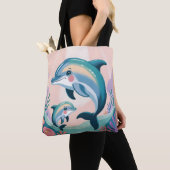 Dolphin Mom and Baby Tote Bag (Dichtbij)