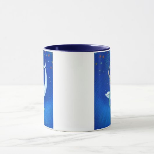 Dolphin Moon Mermaid Mok (Midden)