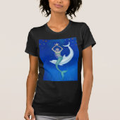 Dolphin Moon Mermaid T-shirt (Voorkant)