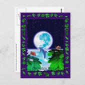 DOLPHIN MOON Paradise Art-serie Briefkaart (Voorkant / Achterkant)