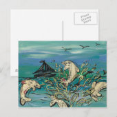 Dolphin Music-briefkaarten Briefkaart (Voorkant / Achterkant)