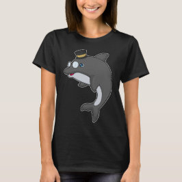 Dolphin Nerd Pet Glasses T-shirt