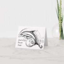 Dolphin Note-kaart Kaart